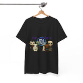 Spooky Friends Halloween Tee Shirt - Unisex Heavy Cotton Casual Fit